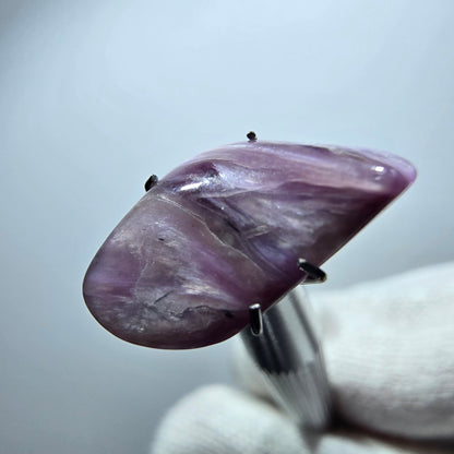 Rare Charoite crystal purple, polished Russia 18*10*3mm 
