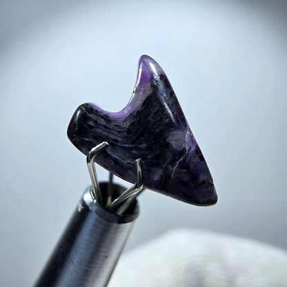 Rare Charoite crystal purple, polished Russia 13*10*6mm 
