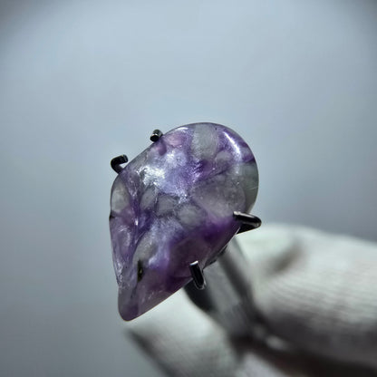 Rare Charoite crystal purple, polished Russia 11*7*3mm 