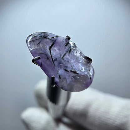 Rare Charoite crystal purple, polished Russia 13*6*2mm 