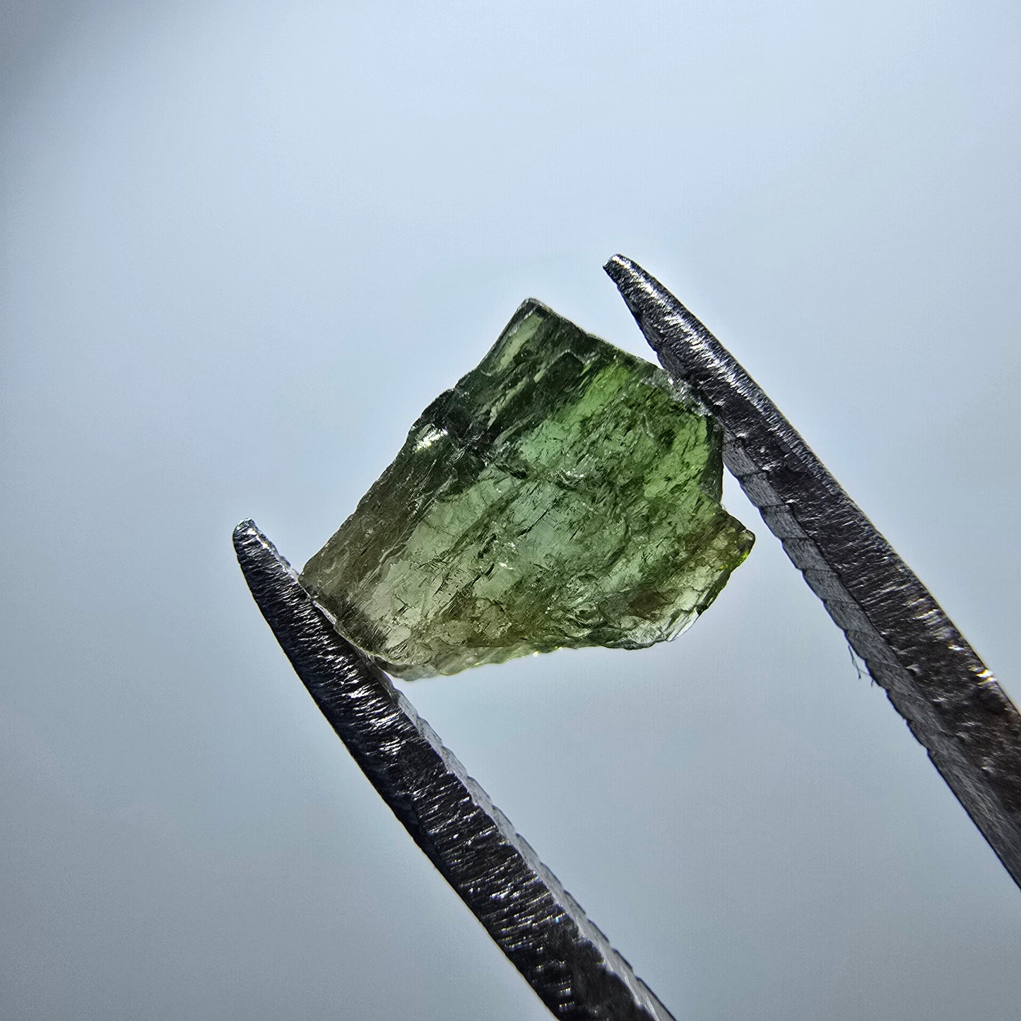 Cristal de tourmaline verdélite rare, vert Minas Gerais, Brésil #7988