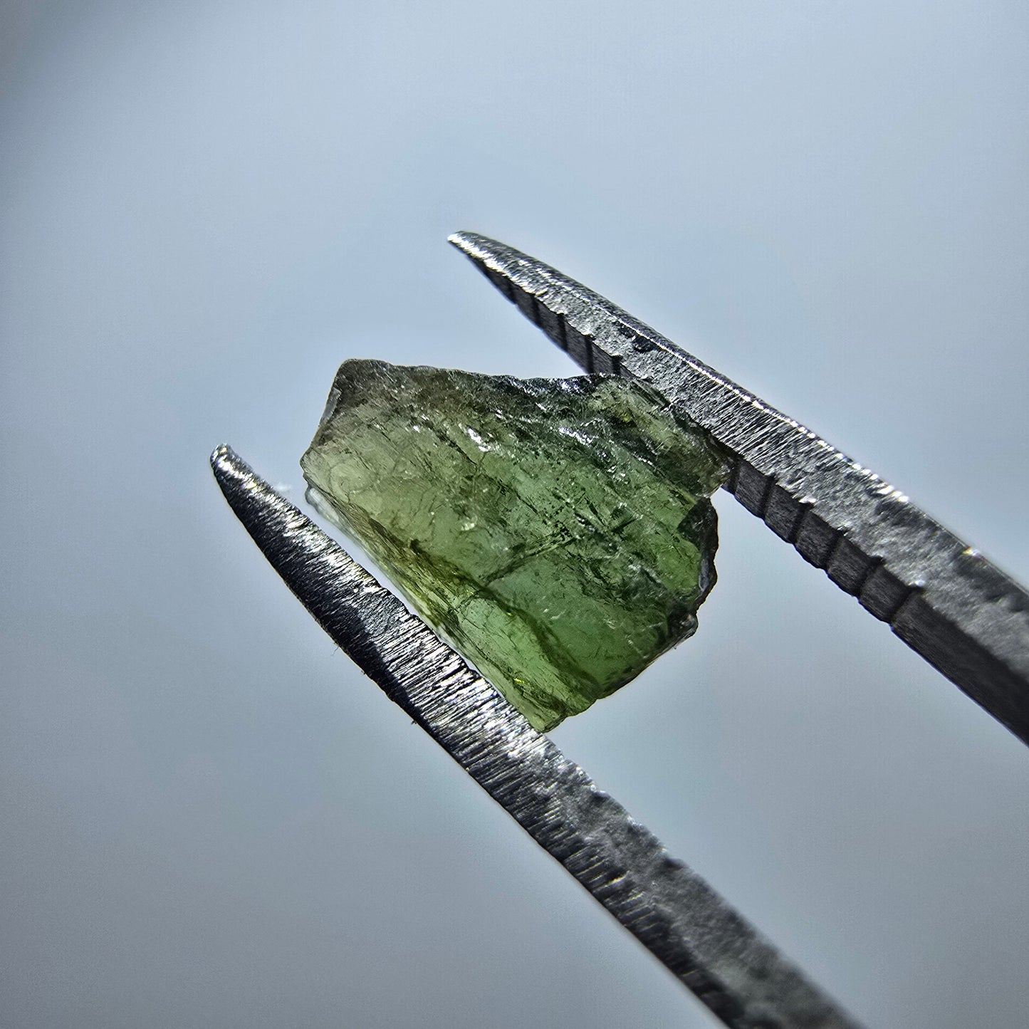 Cristal de tourmaline verdélite rare, vert Minas Gerais, Brésil #7988