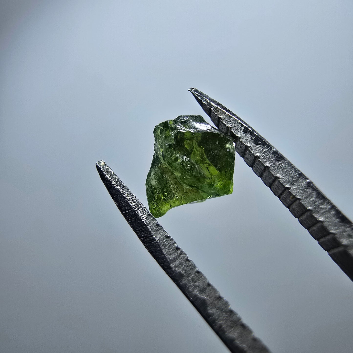 Cristal de tourmaline verdélite rare, vert Minas Gerais, Brésil #7992