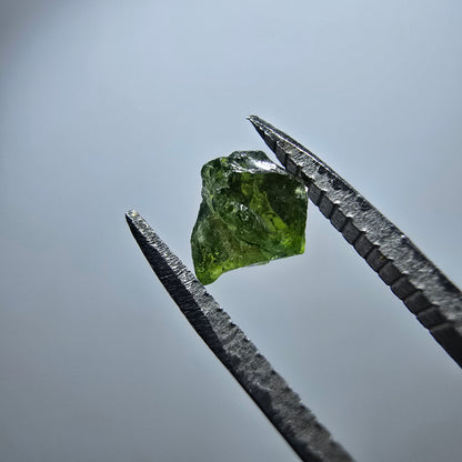 Cristal de tourmaline verdélite rare, vert Minas Gerais, Brésil #7992