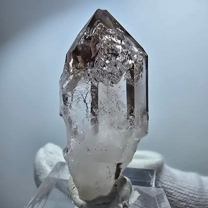 Sceptre d'améthyste fantôme Enhydro, 1x Bubble Goboboseb, Namibie 40 x 18 x 13 mm 