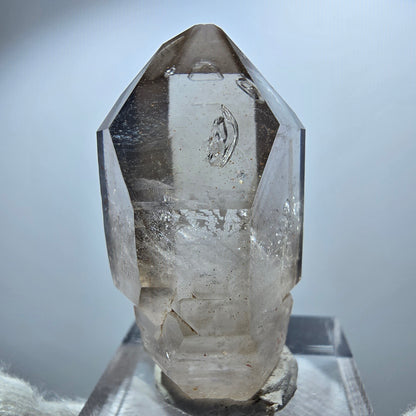 Enhydro Phantom Smoky Quartz Scepter, 1x Bubble Goboboseb, Namibia 40*22*16mm 