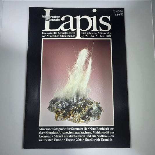 Magazine minéral Lapis Année 2004 Mois 5 Magazine