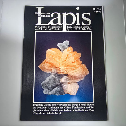 Magazine minéral Lapis Année 2006 Mois 2 Magazine