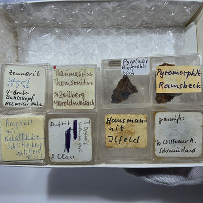 TOP Micromount Mineralien Sammlung Deutschland - 8 Stück Deutschland #8050