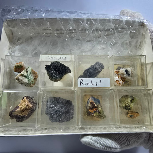 TOP Micromount Mineralien Sammlung Deutschland - 8 Stück Deutschland #8065
