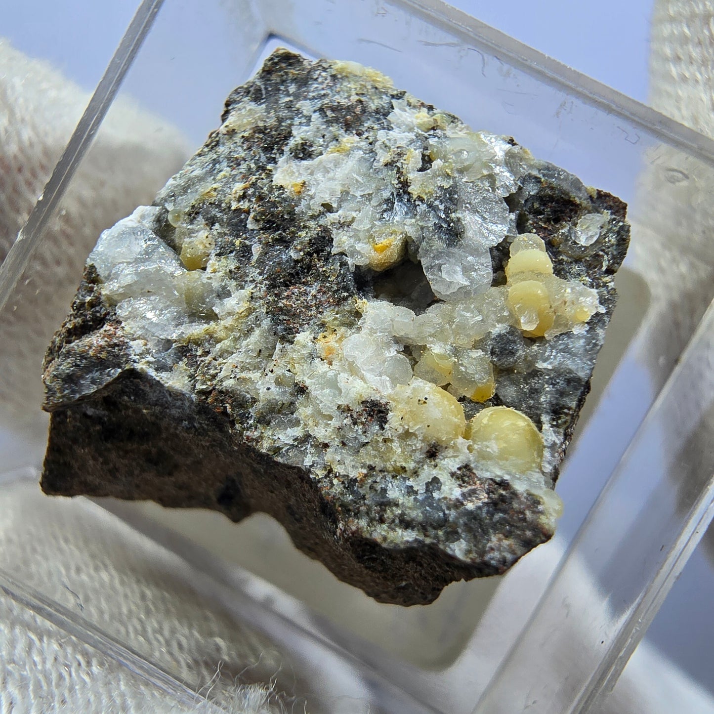 TOP Micromount Mineralien Sammlung Deutschland - 8 Stück Deutschland #8076