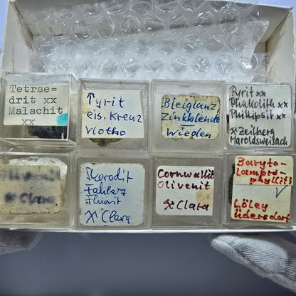 TOP Micromount Mineralien Sammlung Deutschland - 8 Stück Deutschland #8082