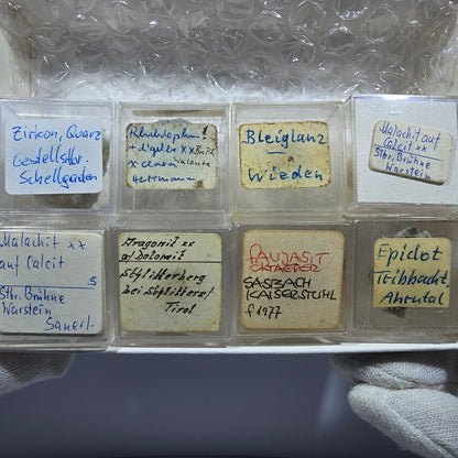 TOP Micromount Mineralien Sammlung Deutschland - 8 Stück Deutschland #8094