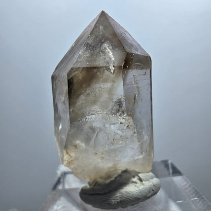 Enhydro Phantom Smoky Quartz Scepter, 2x Bubble Goboboseb, Namibia 34*18*16mm 