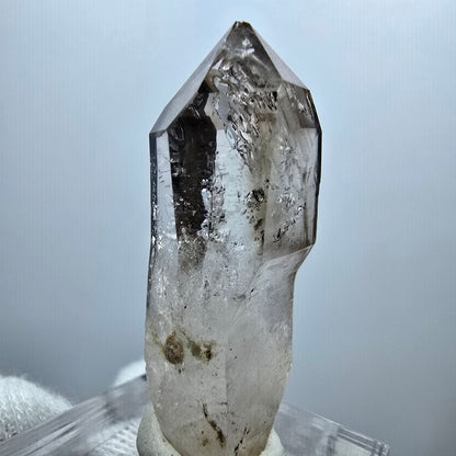 Enhydro Phantom Smoky Quartz Scepter, 1x Bubble Goboboseb, Namibia 40*17*11mm 