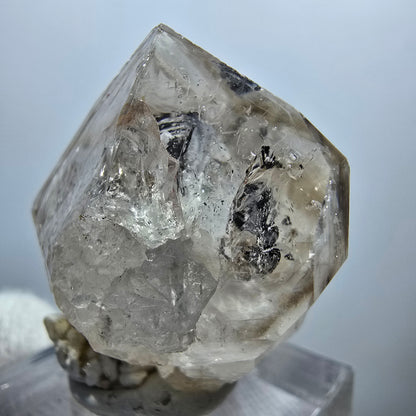 Enhydro Phantom Smoky Quartz Scepter, 1x Bubble Goboboseb, Namibia 33*25*21mm 