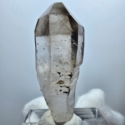 Clear Phantom Smoky Quartz Scepter Point Goboboseb, Namibia 37*13*10mm 