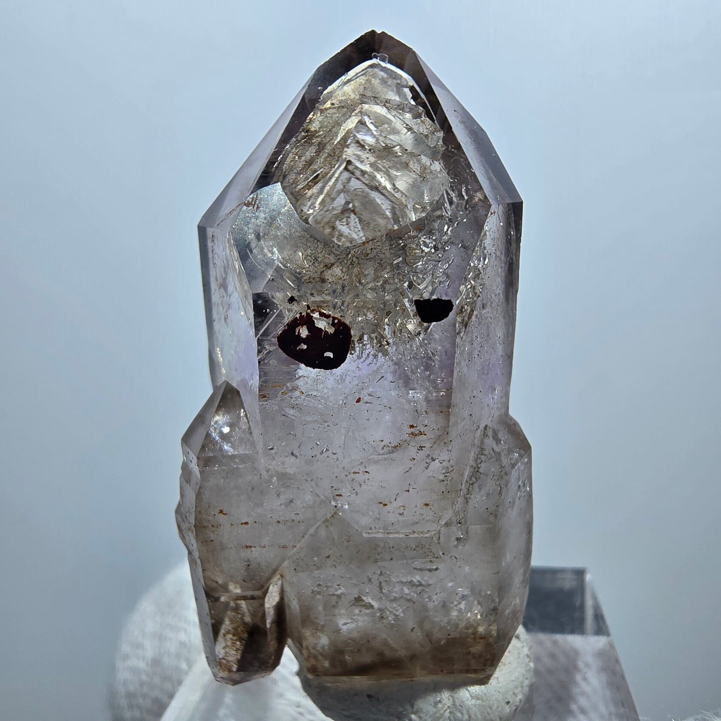 Clear Phantom Smoky Quartz Scepter Point Goboboseb, Namibia 41*24*20mm 