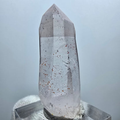 Sceptre en quartz fumé fantôme Enhydro, 1x Bubble Goboboseb, Namibie 42 x 17 x 12 mm 