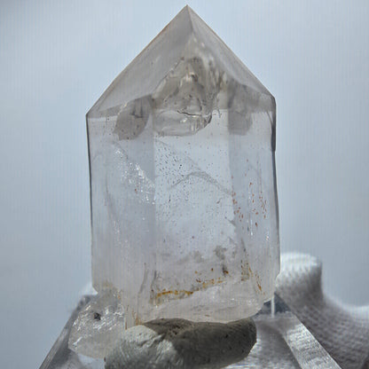 Clear Phantom Smoky Quartz Point, rare form Goboboseb, Namibia 36*21*21mm 