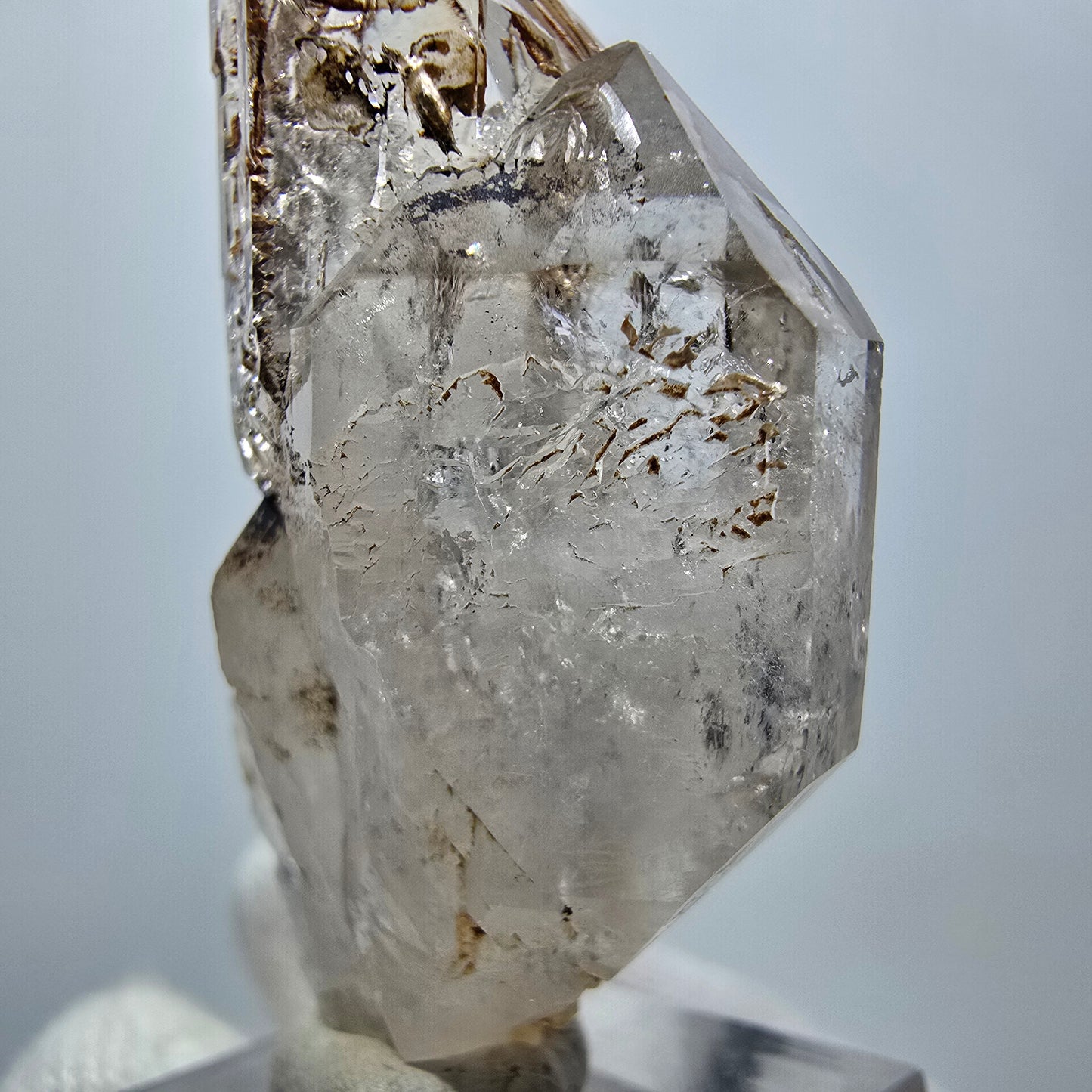 Clear Phantom Smoky Quartz Scepter Cluster Goboboseb, Namibia 50*28*17mm 