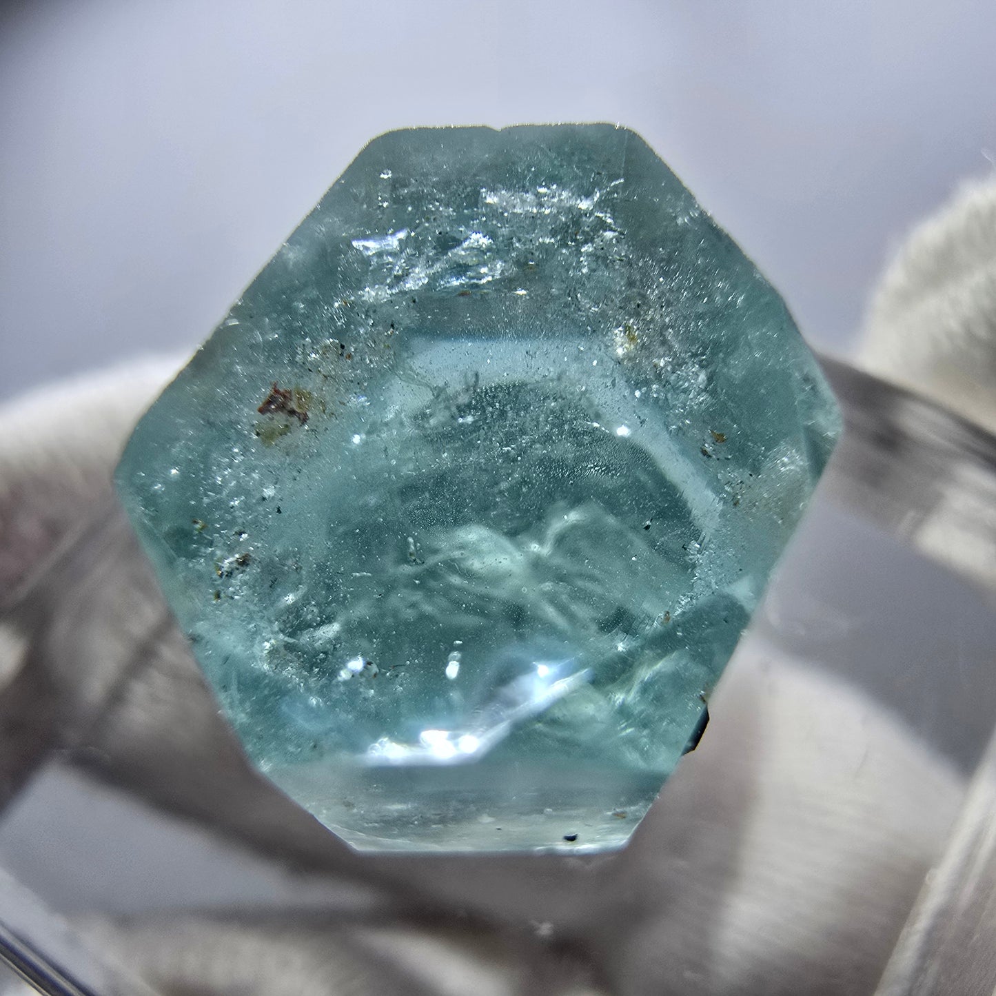 Klarer Aquamarin X Kristall, blau Erongo, Namibia 14*13*11mm