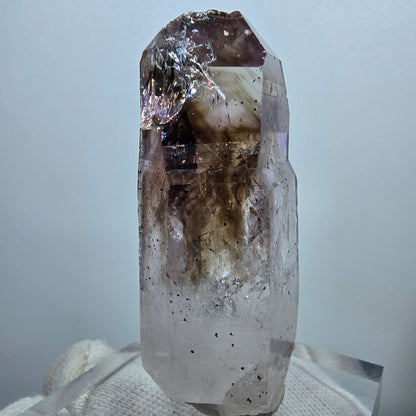 Hématite améthyste fantôme Enhydro, grosse bulle Streep Mine Gob Namibie 62*31*19mm 