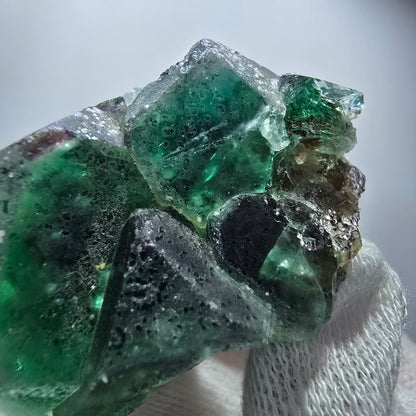 Clear Phantom Fluorite Cubes, Muscovite Specimen Erongo, Namibia 40*34*28mm 