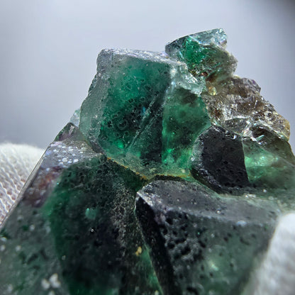Clear Phantom Fluorite Cubes, Muscovite Specimen Erongo, Namibia 40*34*28mm 