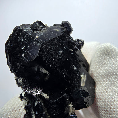 Symmetrische Schörl Turmalin, Rauchquarz Stufe Erongo, Namibia 40*39*19mm