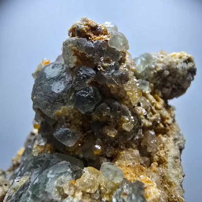 Phantom Fluorit Muskovit Schörl Turmalin Orthoklas Erongo, Namibia 82*60*33mm
