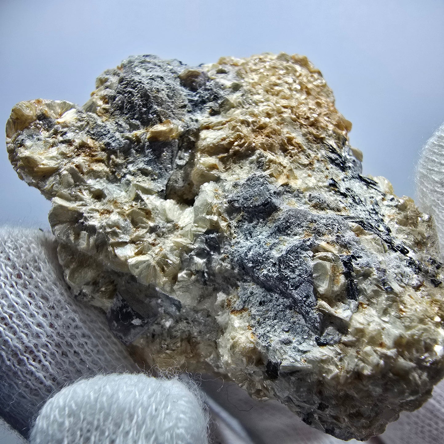Bunte Phantom Fluorit Würfel Schörl Turmalin Muskovit Erongo, Namibia 55*46*21mm