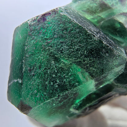 Phantom Fluorit Würfel hexagonal, zonal Muskovit Stufe Erongo Namibia 54*42*36mm