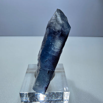 Rare spécimen de cube de fluorite fantôme, vert zonal et violet, Erongo, Namibie, 50 x 36 x 11 mm 
