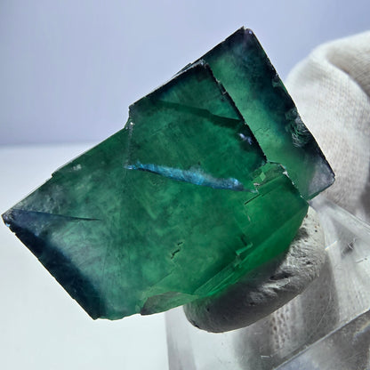 Phantom Fluorit Würfel Stufe parkettiert zonal Okorusu, Namibia 39*27*21mm