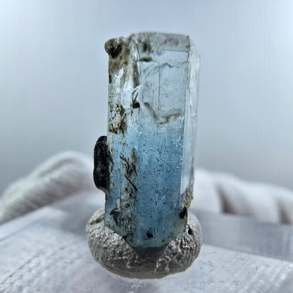 Aigue-marine Setlene, tourmaline Schörl stade Erongo, Namibie 14*9*7mm 