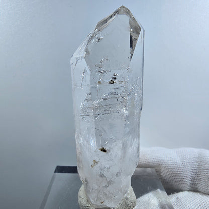 Enhydro Phantom Smoky Quartz Scepter, 2x Bubble Valentine Pocket Goboboseb Namibia 67*23*20mm 