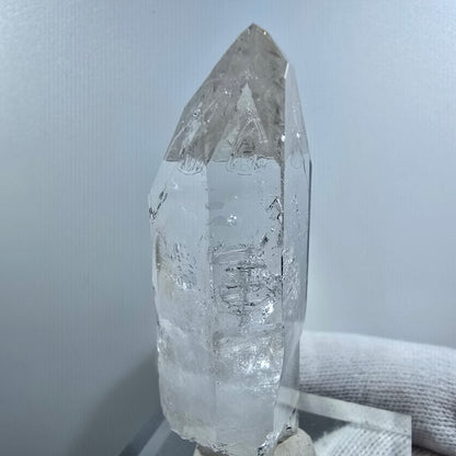 Enhydro Phantom Smoky Quartz Scepter, 2x Bubble Valentine Pocket Goboboseb Namibia 67*23*20mm 