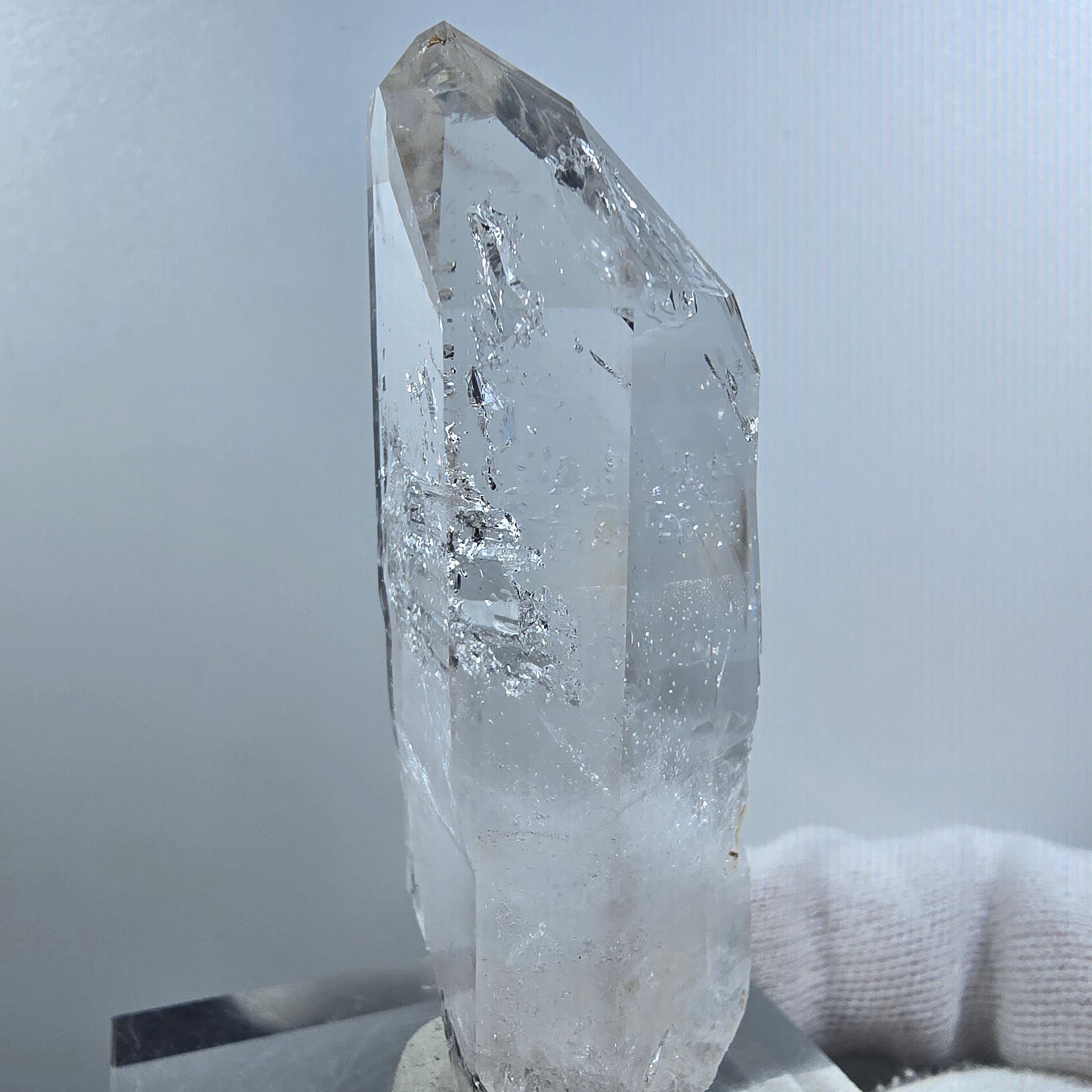 Enhydro Phantom Smoky Quartz Scepter, 2x Bubble Valentine Pocket Goboboseb Namibia 67*23*20mm 