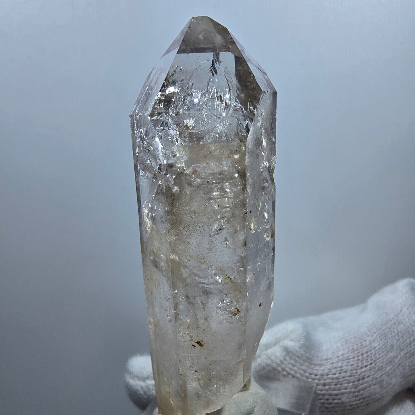 Enhydro Phantom Smoky Quartz, 2x Bubble (large) Valentine Pocket Goboboseb Namibia 66*20*20mm 