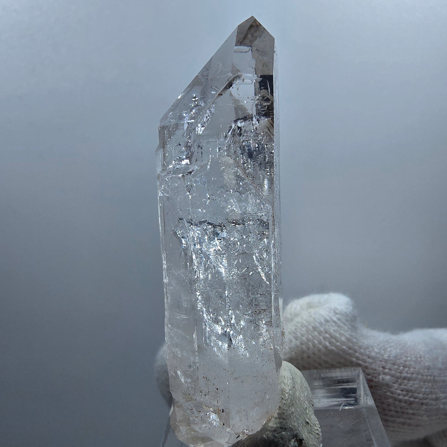 Lemurian Phantom Smoky Quartz DT Scepter Stage Valentine Pocket Goboboseb Namibie 55*24*21mm 