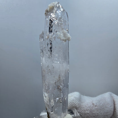 Quartz fumé lémurien Enhydro DT, quartz druze Valentine Pocket Goboboseb Namibie 69 x 17 x 13 mm 