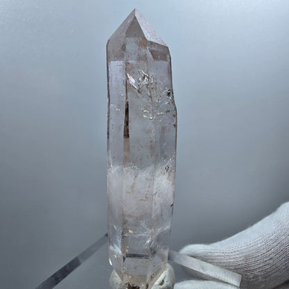 Lemurian Phantom Smoky Quartz DT Scepter Stage Valentine Pocket Goboboseb Namibie 70*19*14mm 