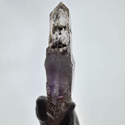 Enhydro Skeleton Amethyst DT Scepter 4x Bubble Valentine Pocket Gobobs. Namibie 119 x 40 x 34 mm 