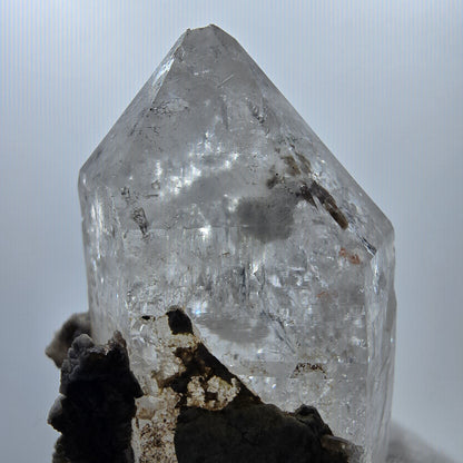 Goboboseb de poche Phantom Smoky Quartz UV Calcite Stage Valentine Namibie 65 x 42 x 37 mm 