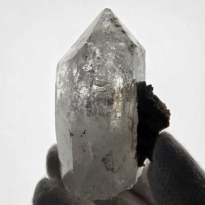Goboboseb de poche Phantom Smoky Quartz UV Calcite Stage Valentine Namibie 65 x 42 x 37 mm 