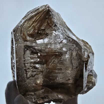XL Enhydro Window Smoky Quartz DT Scepter, 1x Bubble Valentine Pocket Namibia 110*103*74mm 