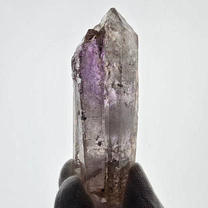 Sceptre d'améthyste squelette Enhydro DT UV Calcite 2x Bubble Valentine Pocket Namibie 99*35*31mm 
