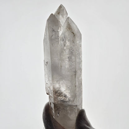 Gobo de poche Lemurian Phantom Skeleton en quartz fumé, DT Scepter Valentine. Namibie 117 x 36 x 29 mm 