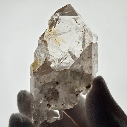 Squelette Fantôme Quartz Fumé DT Sceptre Valentine Pocket Goboboseb Namibie 78*44*24mm 
